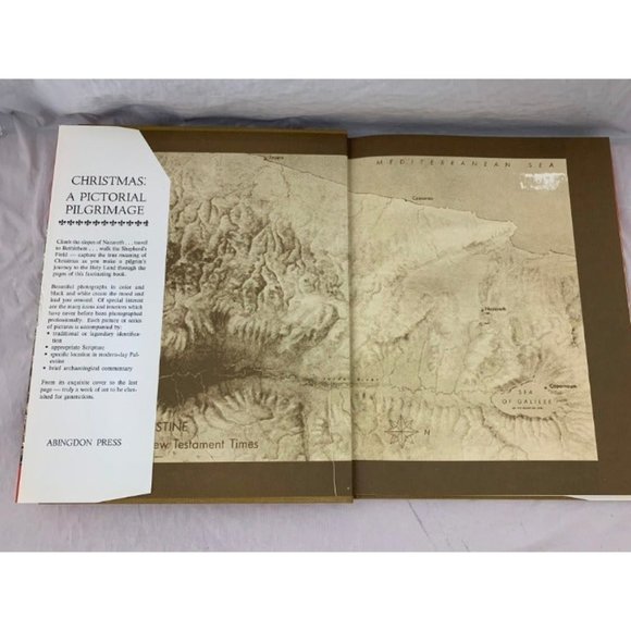 Vintage 1969 Christmas A Pictorial Pilgrimage Pierre Benoit Abingdon Press - Picture 4 of 10